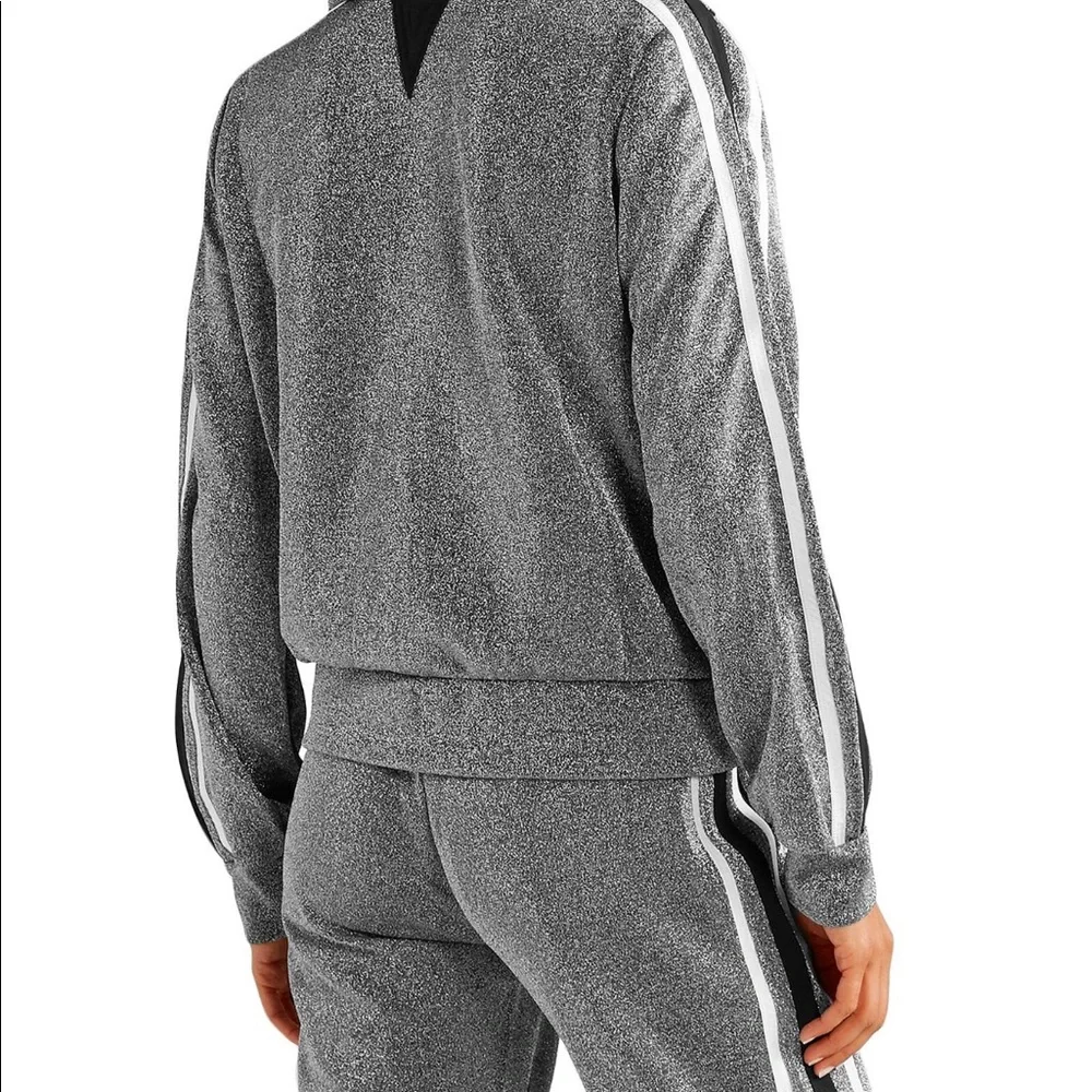 No Ka Oi Designer silver athletic jacket - Picture 3 of 7